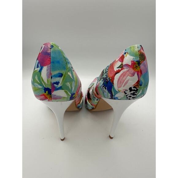 Steve Madden Varcityy Floral Heel Size 7.5 - Picture 3 of 6